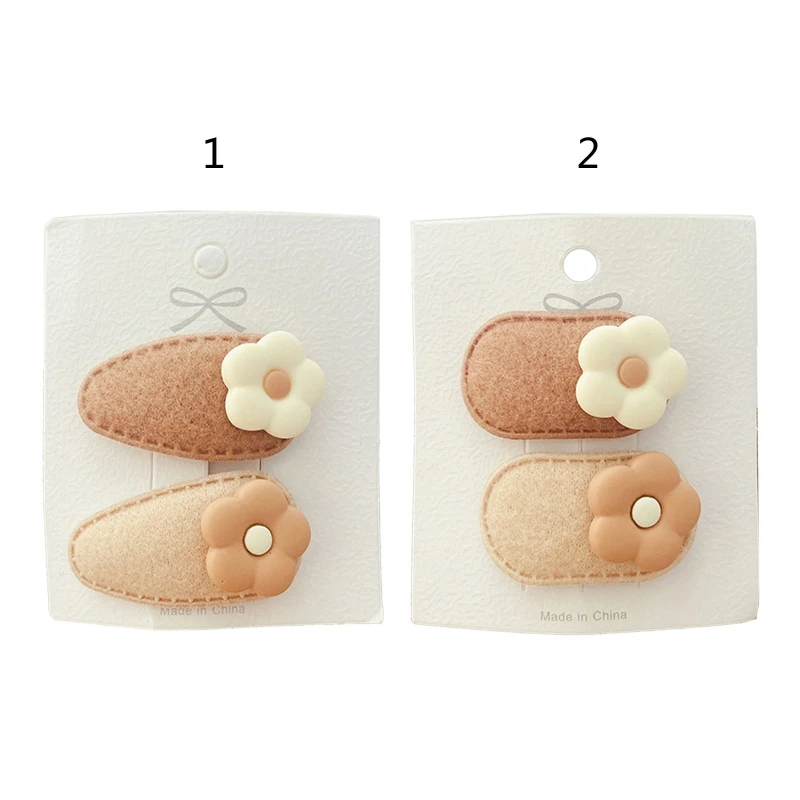 

Baby Hair Clips Flower Hairpins Barrettes 2Pieces Hair Pins for Infant Girls Photography Fashion Hair Style Accessories