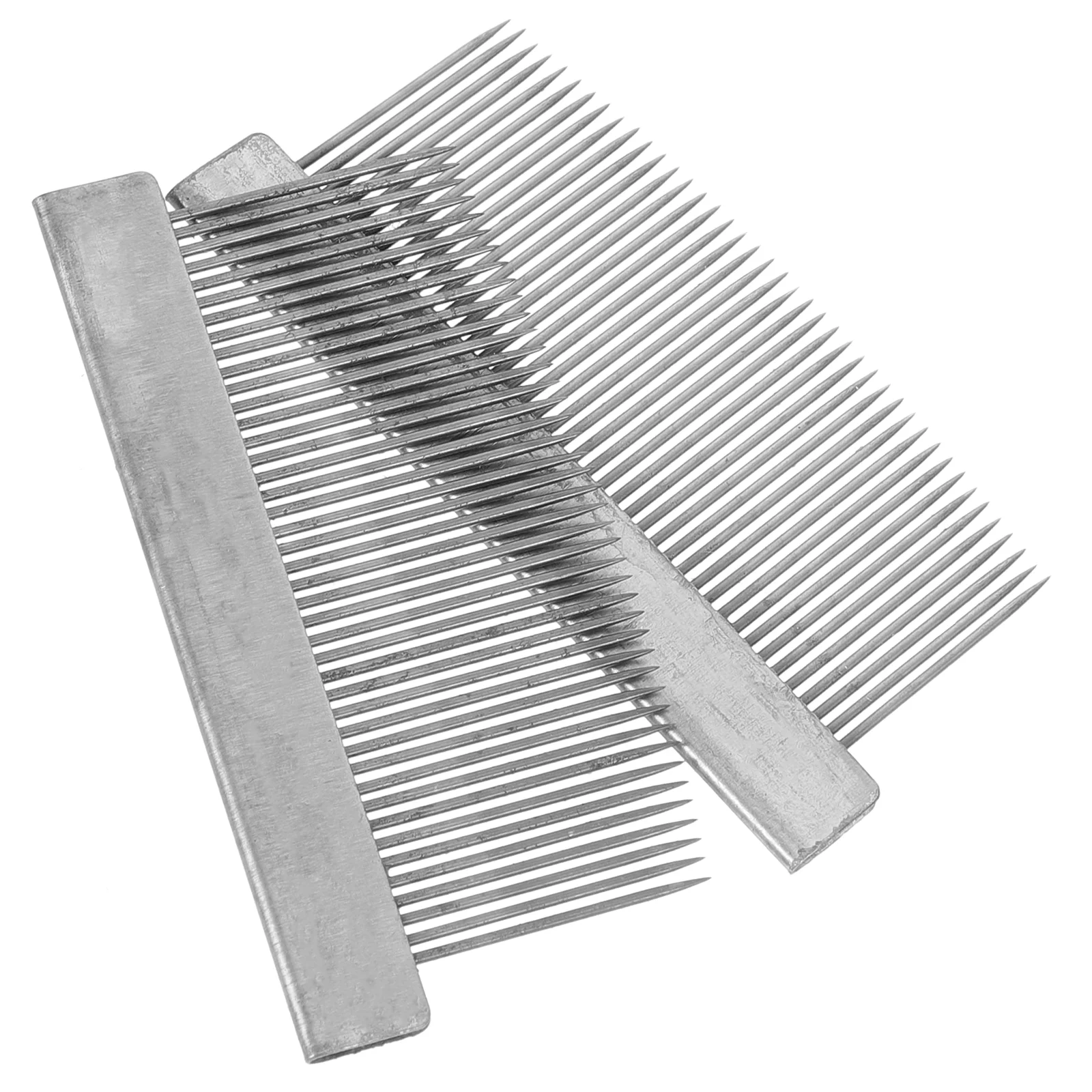 2pcs Voilin Erhu Bow Combs Voilin Bow Hair Combs Haorse Hair Combing Tool for Bow Making Iron Bow Comb