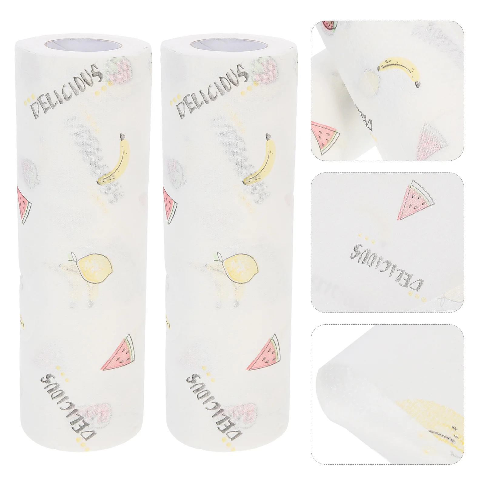 

2 Rolls Dry Wet Multipurpose Cleaning Cloths Non-Scratch Kitchen Dishwashing Towels Oil Absorbent Reusable Dish Cloths For Bowl