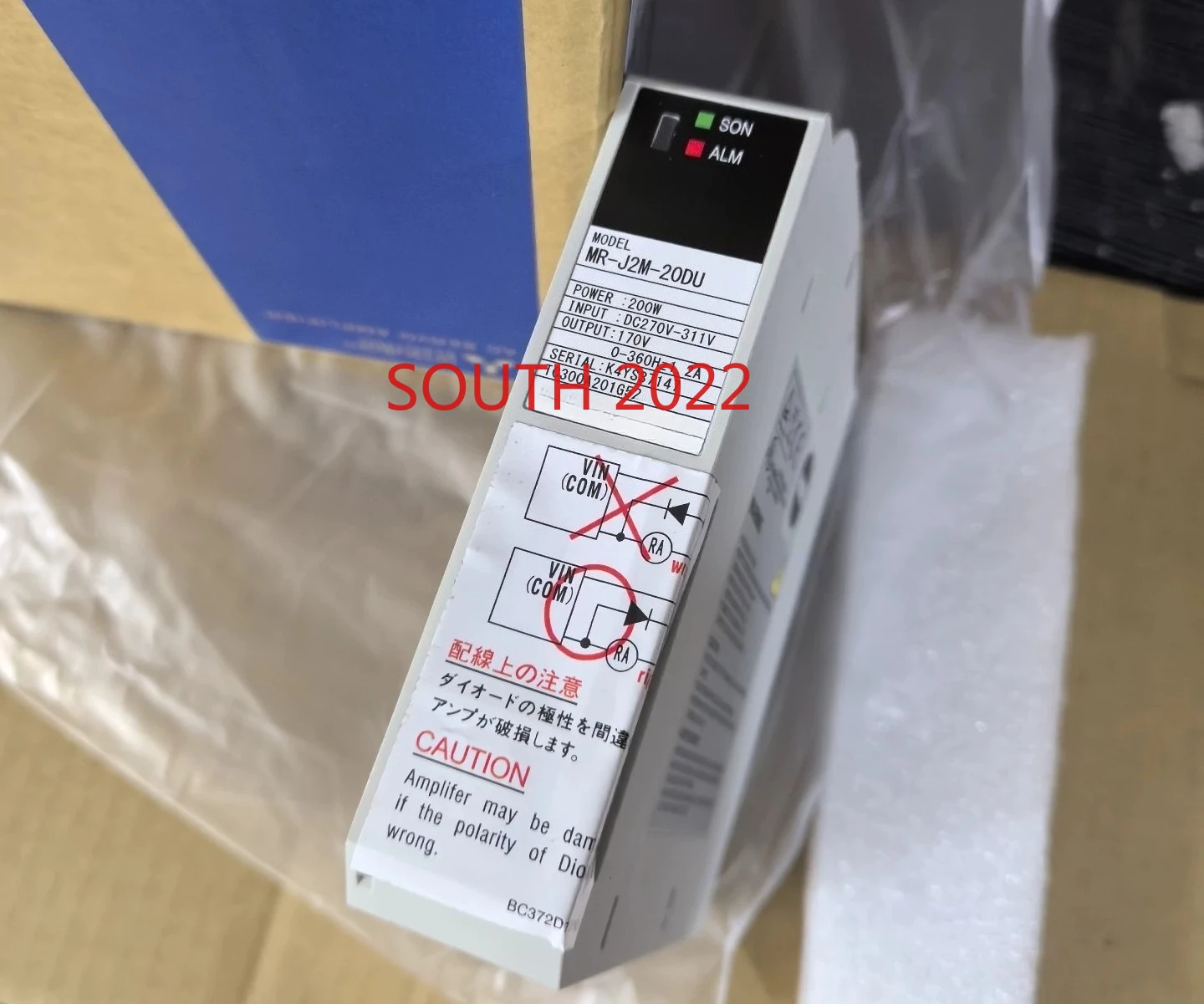 

NEW in Box MR-J2M-10DU MR-J2M-20DU MR-J2M-40DU MR-J2M-70DU Servo Driver