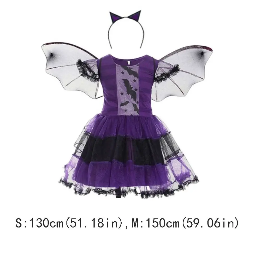 ชุดฮาโลวีนเด็กน่ารัก ชุดแม่มดเด็ก หมวกแหลม ชุดคอสเพลย์ อุปกรณ์ประกอบฉาก สีสันสดใส