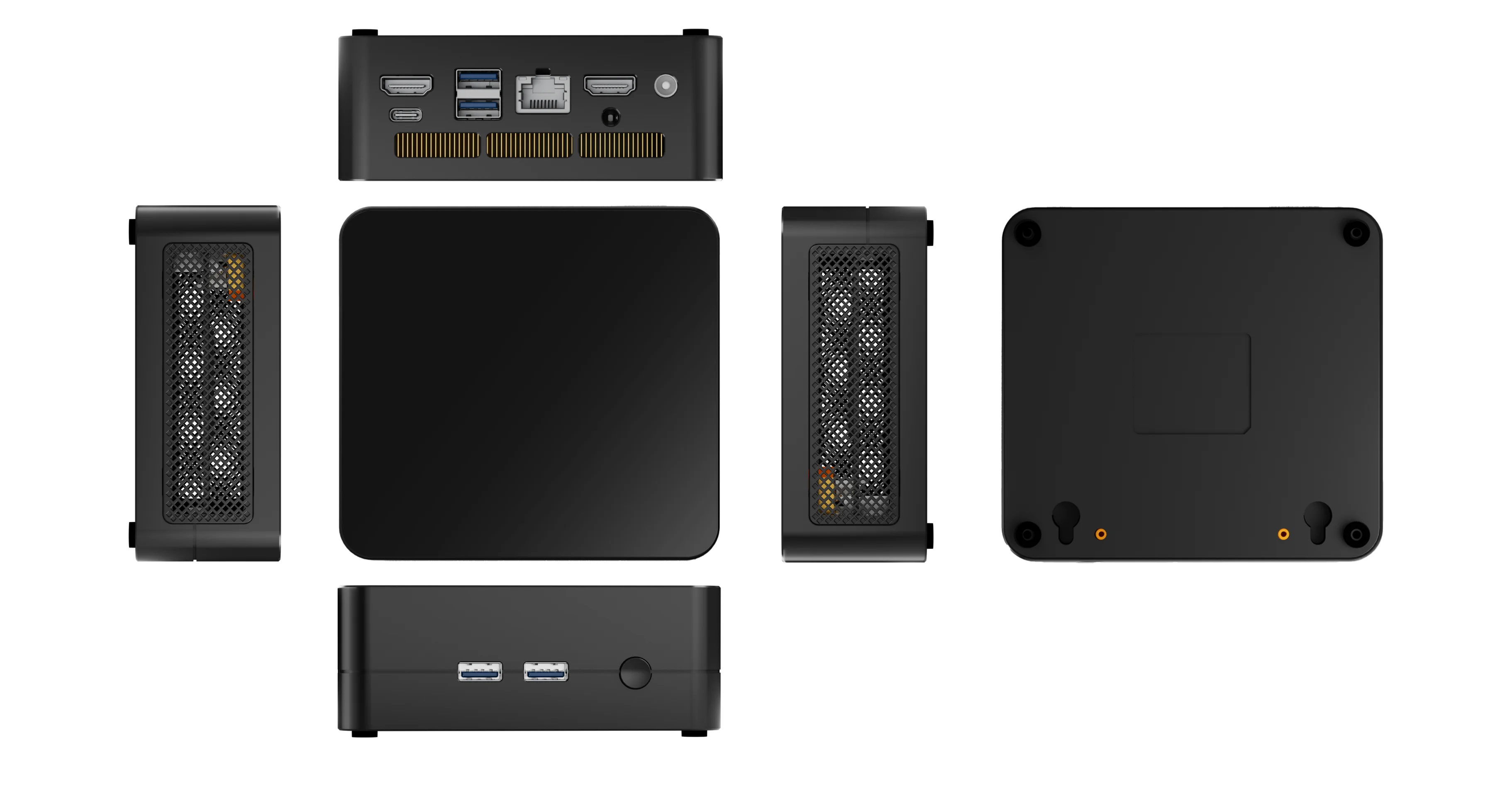 AMD Ryzen 5 3550H Vega 8 Mini PC Cube 16GB DDR4 512GB SSD compact Low Power Windows 11 Desktop Mini Computer 4K HD WIFI6 BT4.2