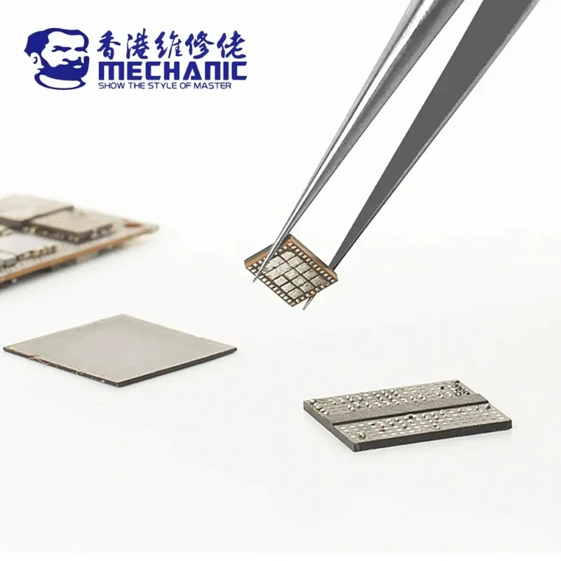 MECHANIC Aaa-14 Aaa-15 Stainless Steel Ultra Fine High Hardness Tenacity Durable Tweezers For SMD PCB BGA Motherboard Repair