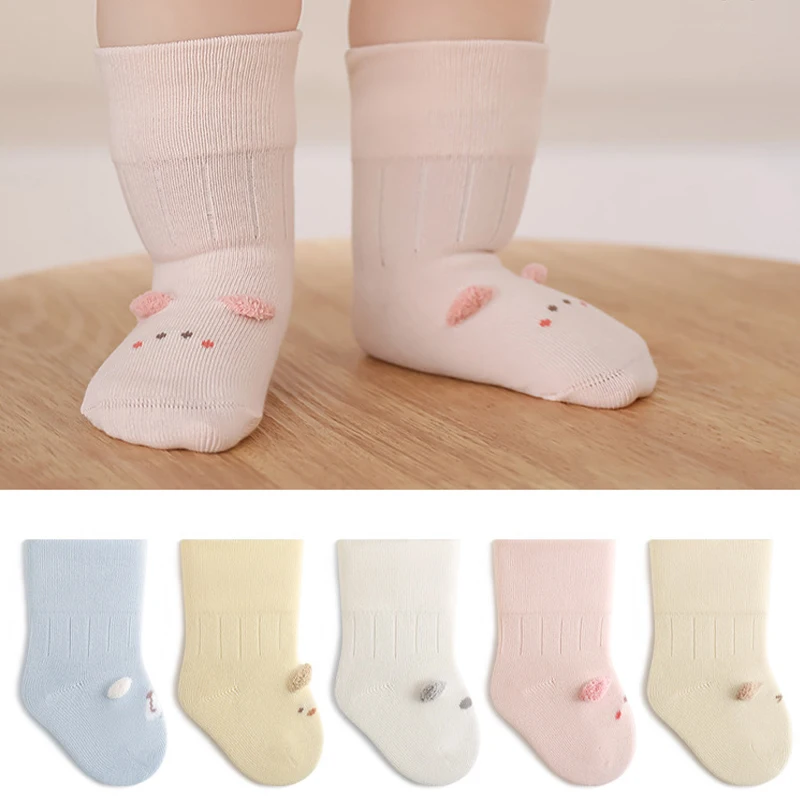 

Носки для новорожденных, детские носки с героями мультфильмов, весенне-осенние мягкие удобные носки для малышей, аксессуары для детей 0-24 месяцев