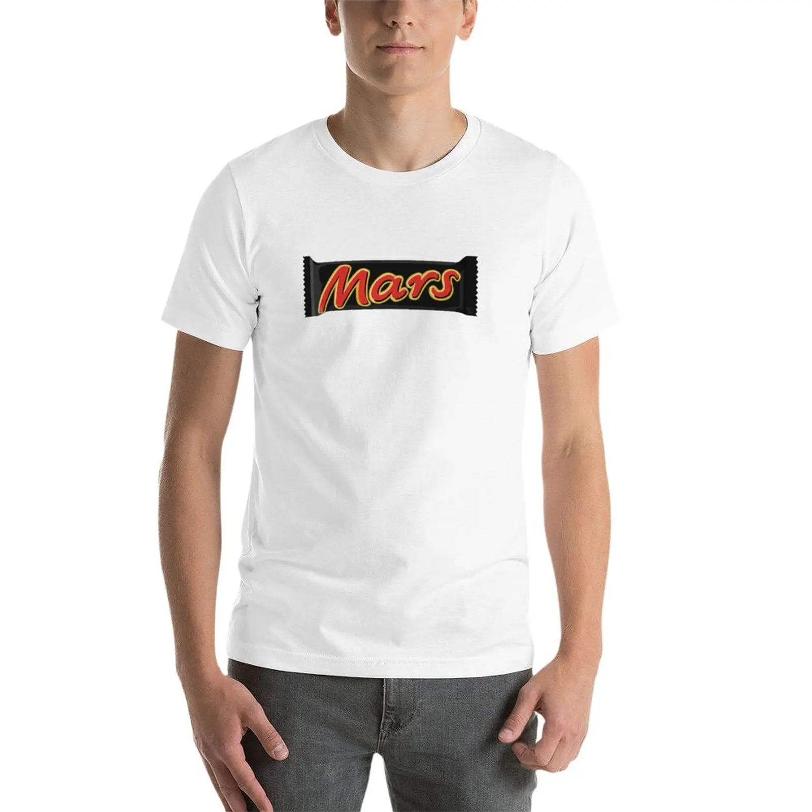 New Mars Bar T-Shirt oversized t shirt Short sleeve tee sweat shirts plus size t shirts t shirt for men