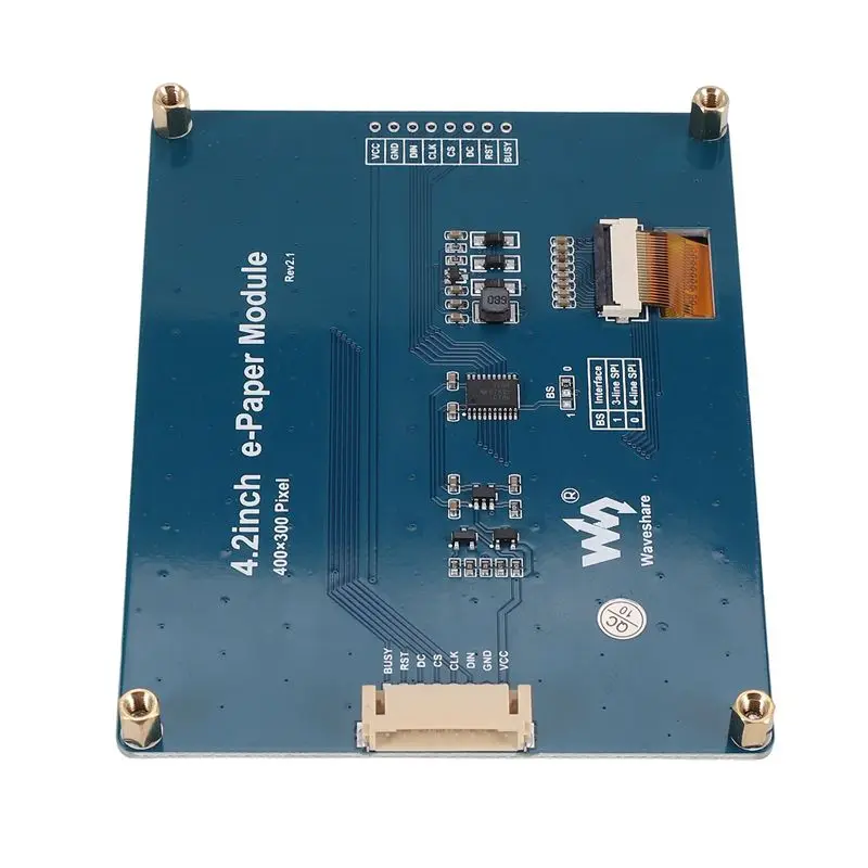 2X Waveshare 4.2 Inch E-Ink Display Module For Raspberry Pi 4 B E-Paper Module
