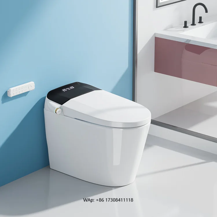 

Home Decoration Bathroom Smart Electronic Automatic Flush Sensor Water Closet Toilet