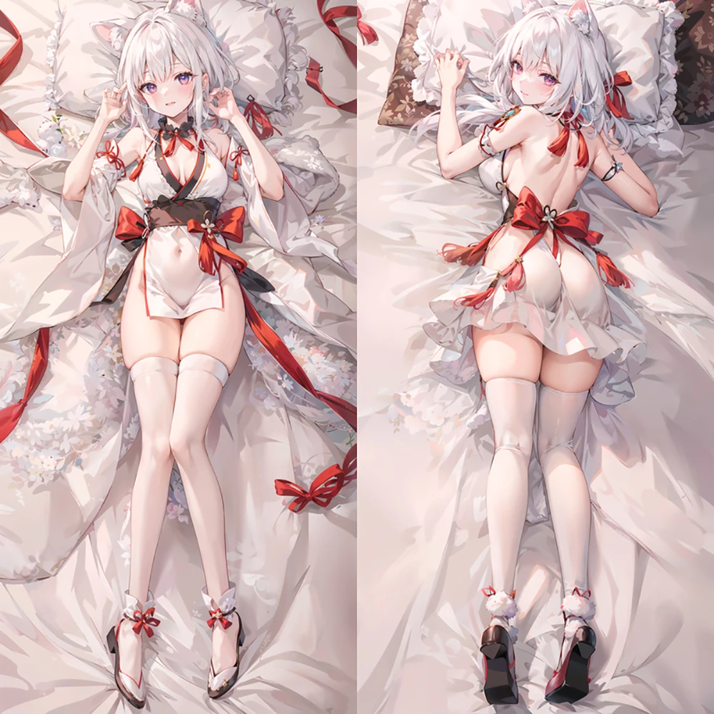 

IJN Yukikaze Dakimakura Azur Lane Game Pillow Case Sexy Pillowcase Full Body Hugging Otaku Cushion Cover Bedding Home Decor Gift