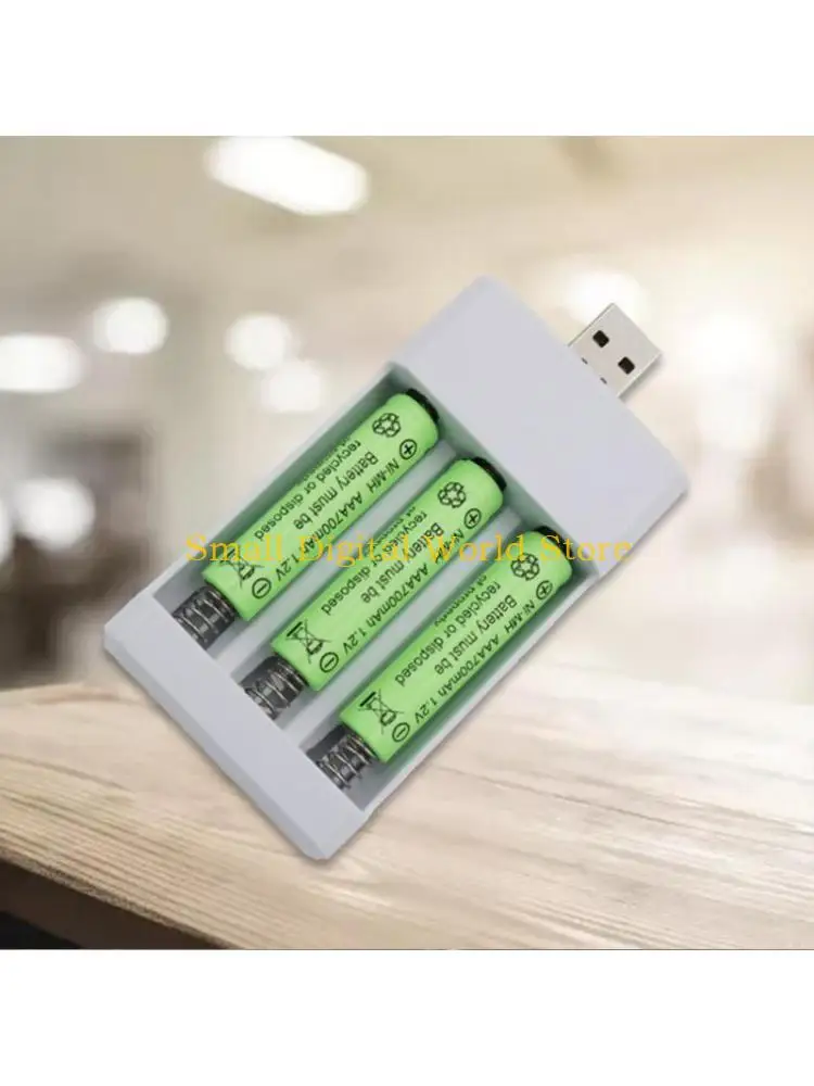 77UB Rechargeable Battery USB Output 3 Slots Charging Suitable for AAA/AA