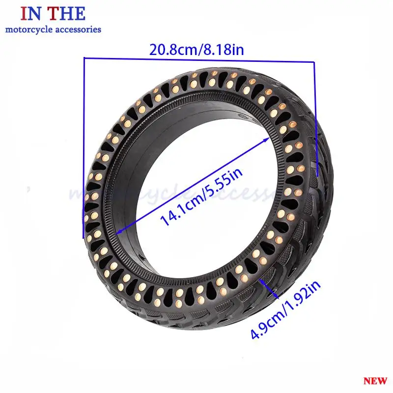 

high-quality NEW 8.5inch Solid tyre Square honeycomb snow tires for M365 Pro electric scooter with 8.5-inch tires