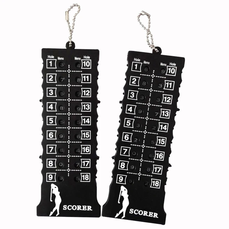 Golf 18-hole Strip Scoreboard Golf Counter Scorer Portable Golf 18-hole Scorer With Bead Curtain