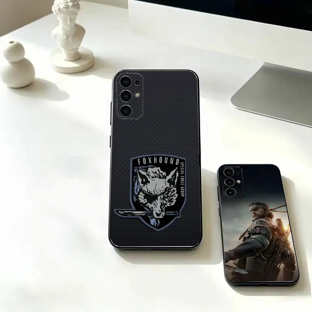 Game M-MetalGear S-Solid For Samsung  Series s21 s22 s23 s24 s25 FE Plus Soft Black Cover