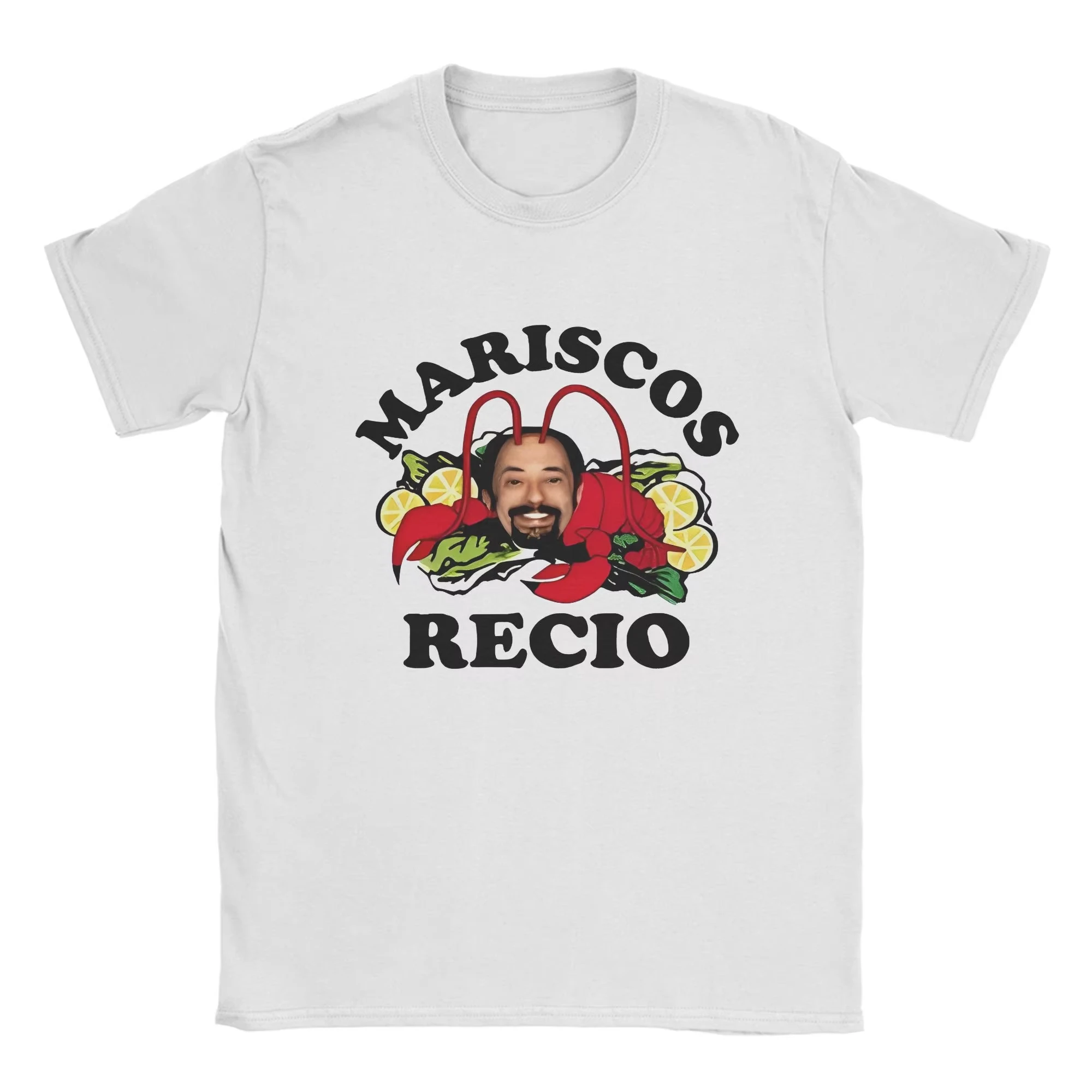 Camisetas Antonio Recio para hombre, camisetas divertidas, camiseta vintage de manga corta con cuello redondo, camiseta