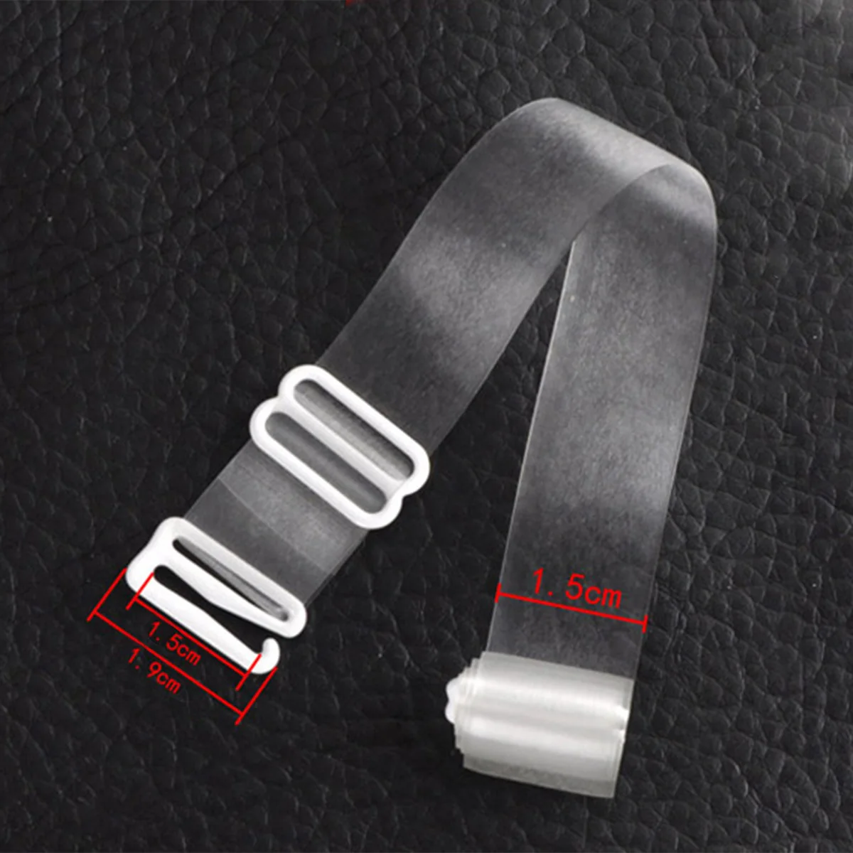 6 Pares de Alças de Sutiã Transparentes de 1,5cm Ajustáveis Invisíveis Elásticas para Vestidos, Maiôs e Lingerie Confortáveis e Amigáveis à Pele