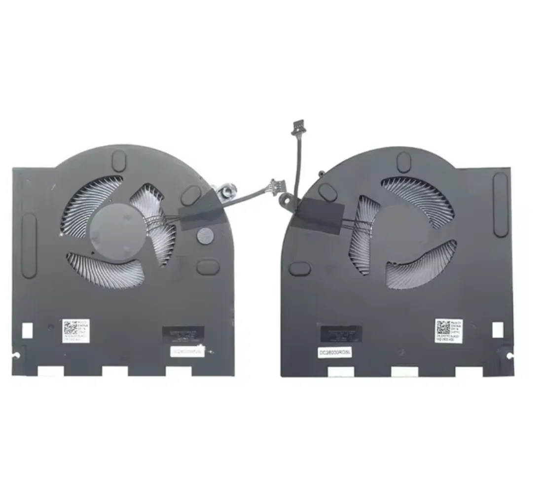 0H5TYJ 0CNV63 New CPU GPU Cooling Fan For DELL Alienware M17 R3 / M17 R4 / P45E Laptop Cooler DC12V 1A 4-Line