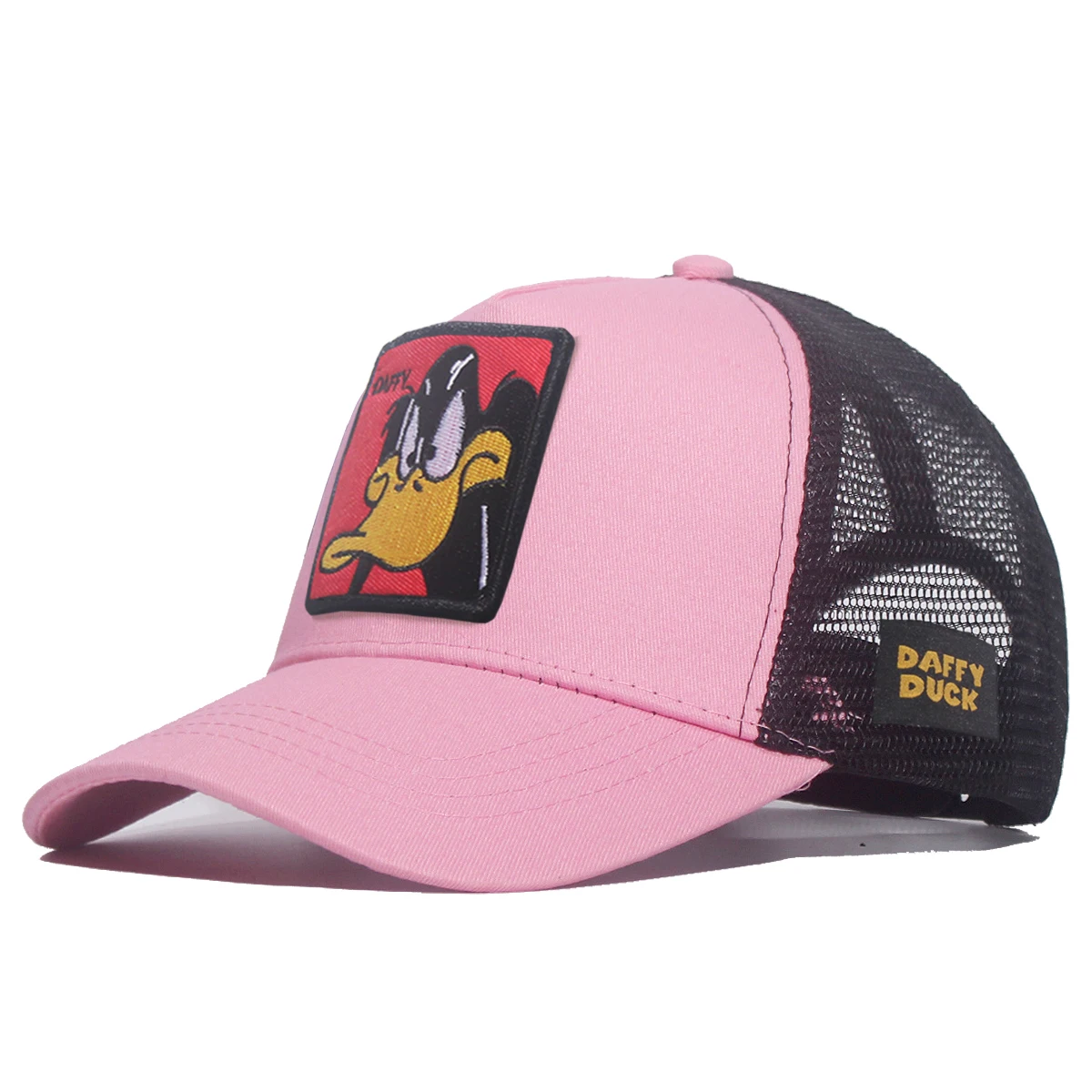 Animals Cartoon Embroidery Patch  Baseball Cap Men Trucker Hat  Women Snapback Hip Hop Hat Summer Mesh Gorras Streetwear Bone