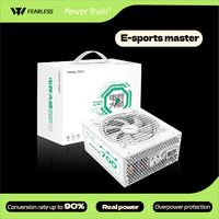 POWER TRAIN PC PSU Power Supply Unit White  600W 750W 850W Gaming 120mm  Fan 220V ATX Desktop computer Power Supply for BTC