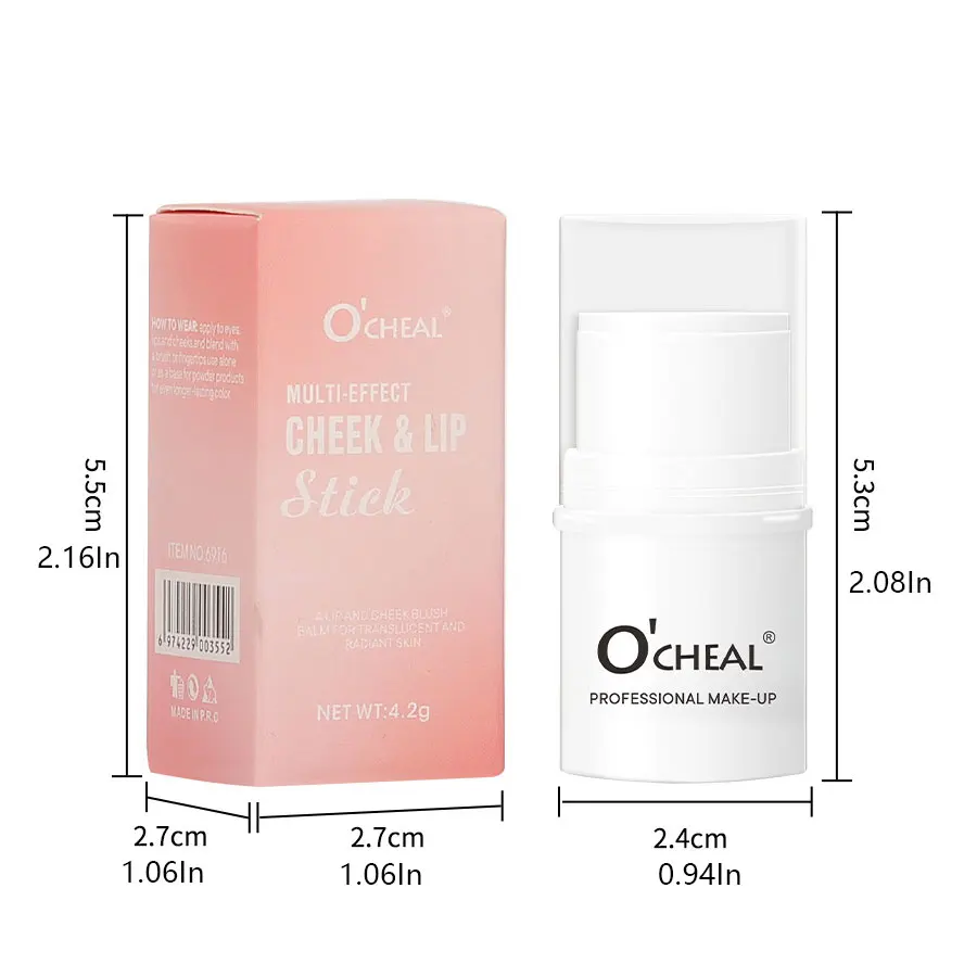 3 في 1 كريم أحمر الخدود عصا طويلة الأمد مقاوم للماء ترطيب أحمر الخدود عصا أحمر الخدود عينيه أحمر الشفاه متعدد الوظائف ماكياج الوجه