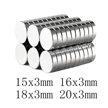 15 x 3 mm Suche kleiner Magnet Durchmesser 16 mm x 3 mm Großpackung Kleine runde magnetische 18 x 3 mm Neodym-Scheibenmagnete 20 x 3 m
