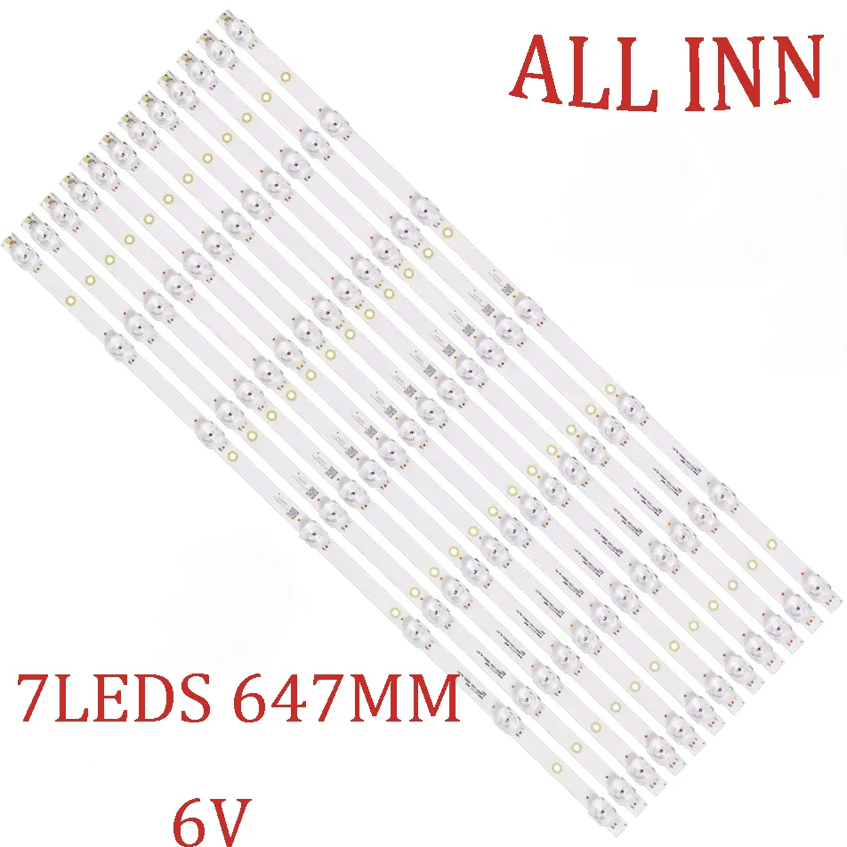 

LED strip for Qilive 600094072/Q65UA211B JL.D65071330-006DS-M 65E1 ES65E1A EC65E1A SMT65E1MUC2M1B1 PTV65SS04X CX650DLEDM LE-65E1