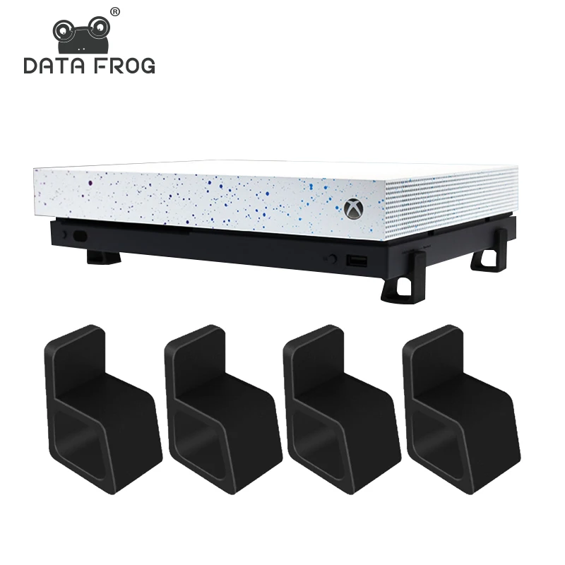 Data Frog 4 pezzi versione orizzontale staffa rialzante per Controller Xbox One X S supporto per Texture di raffreddamento per accessori da gioco