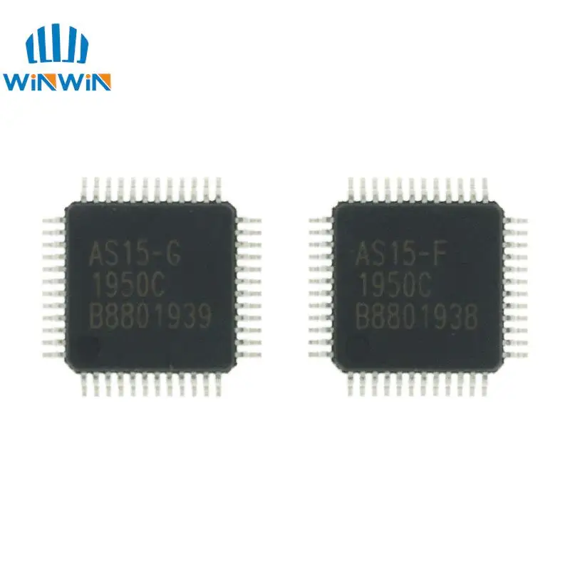 5PCS/LOT AS15-F AS15F AS15-G AS15G QFP48 AS15 Original LCD chip E-CMOS