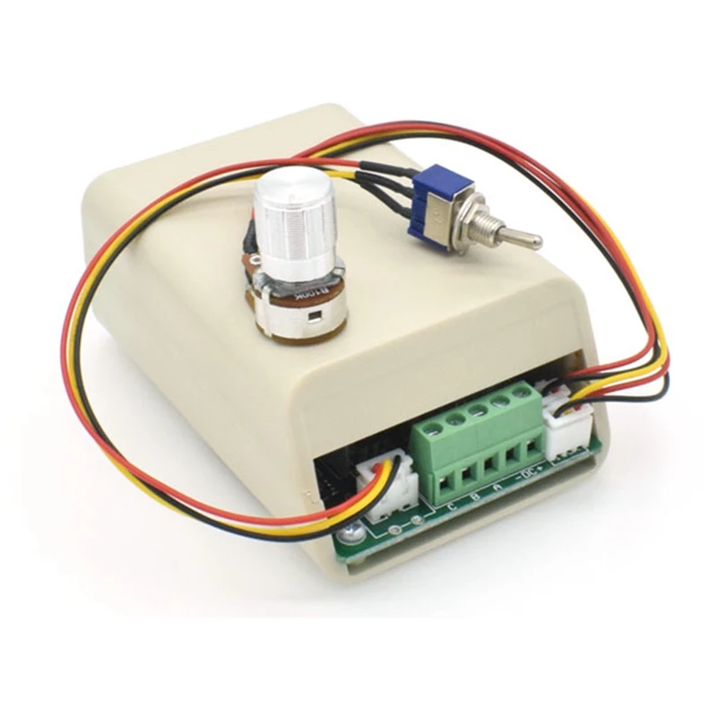 

NEW-Bldc Three-Phase Brushless Motor Speed Controller Fan Drive Dc 5-36V 15A With Potentiometer Switch 12V 24V