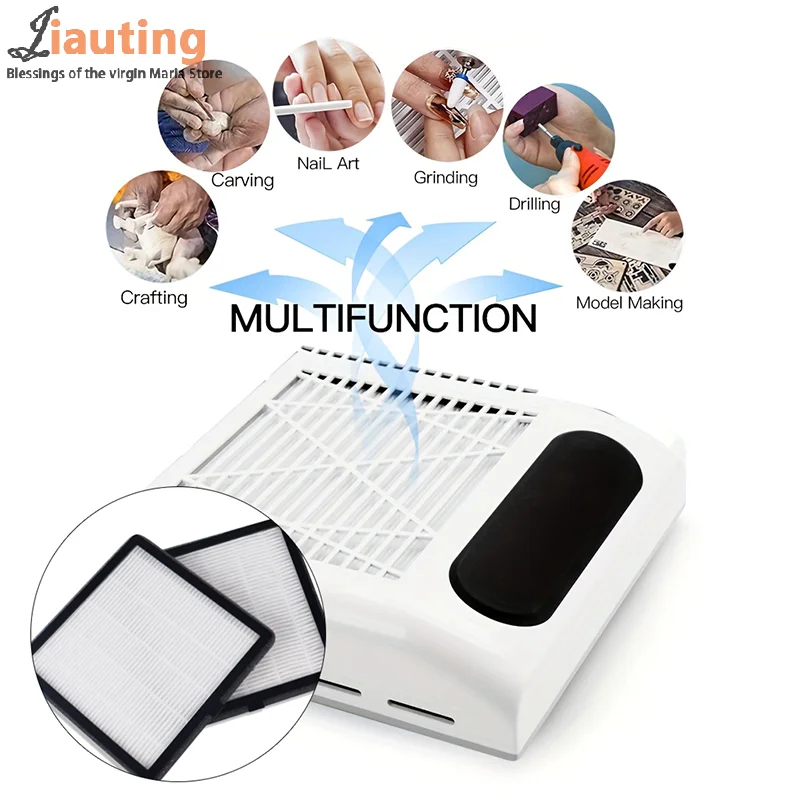 Nultiple Models Nail Vacuum Cleaner Specialized Filter Nail Dust Storage Filter Element Manicure Screen Plate Brushless