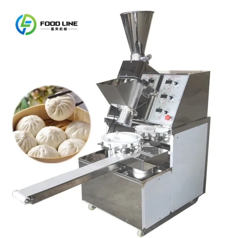 Custom Dumpling Making Machine Automatic Stainless Steel Siopao Bun Baozi Soup Dumpling Small Steamed Stuffed Bun Making Machine