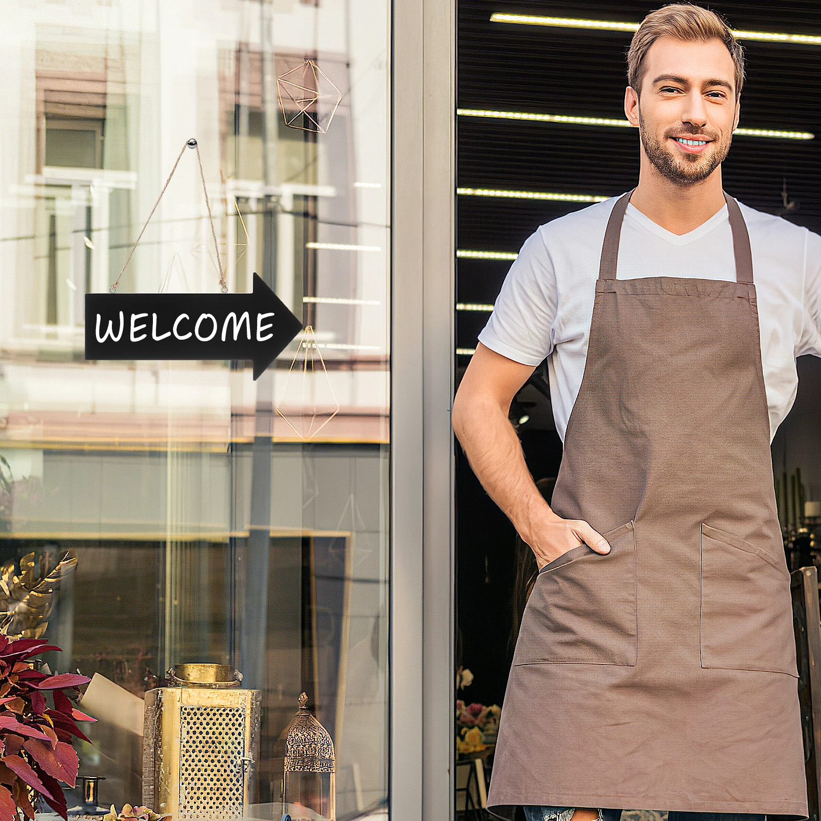 3 قطعة علامات معلقة على شكل سهم خشبي لبار مقهى حانة ديكور الزفاف لوحة مؤشر خشبية ذاتية الصنع مع حبل سهل التركيب #1