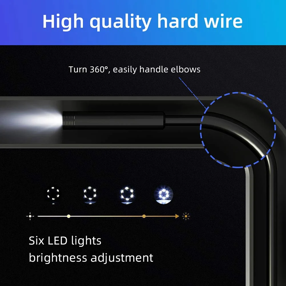 Wireless Wifi Endoscope, Mobile Phone Car Inspection Waterproof Endoscope, Industrial Pipe Endoscope, Universal Purpose