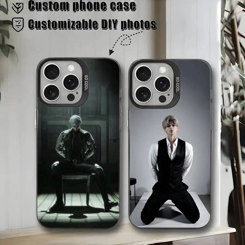 

S-Sylus Love and Deep Space Phone Case For iPhone 16,15,14,13,12,11,Mini,Pro,MAX,plus,Black Matte Shockproof Cover