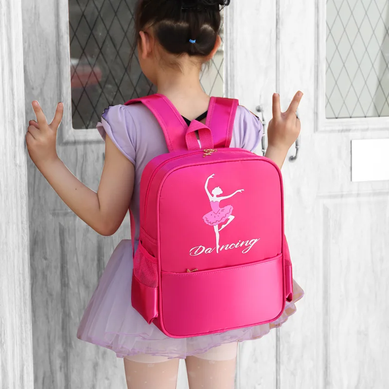 New Children's Backpack Dance Bag Ballet School Bag Girls Princess Dance Bag