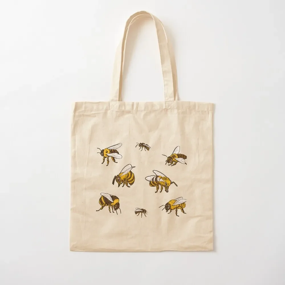 

Brilliant Bunch of Busy Bees Tote Bag custom bags tote bags aesthetic eco pack Tote Bag