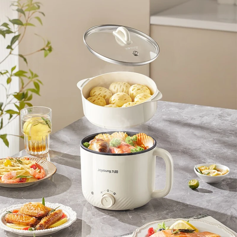 Joyoung Electric Cooker for Student Dormitories, 1.8L Multi-functional Instant Noodle and Electric Hot Pot for 1-2 People