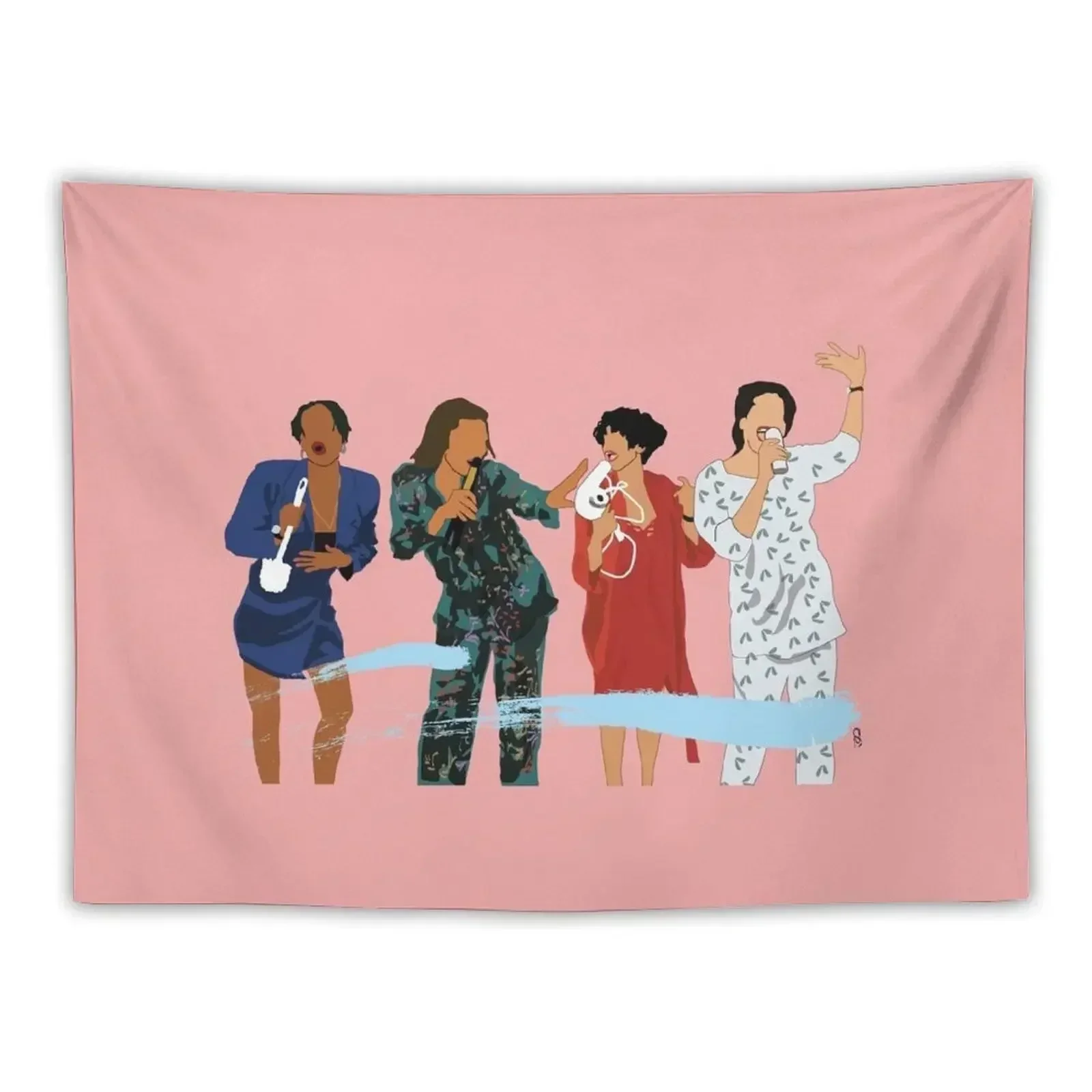 

Living Single - My Girls Got 'em Tapestry Room Design Decoration Pictures Room Wall Tapestry