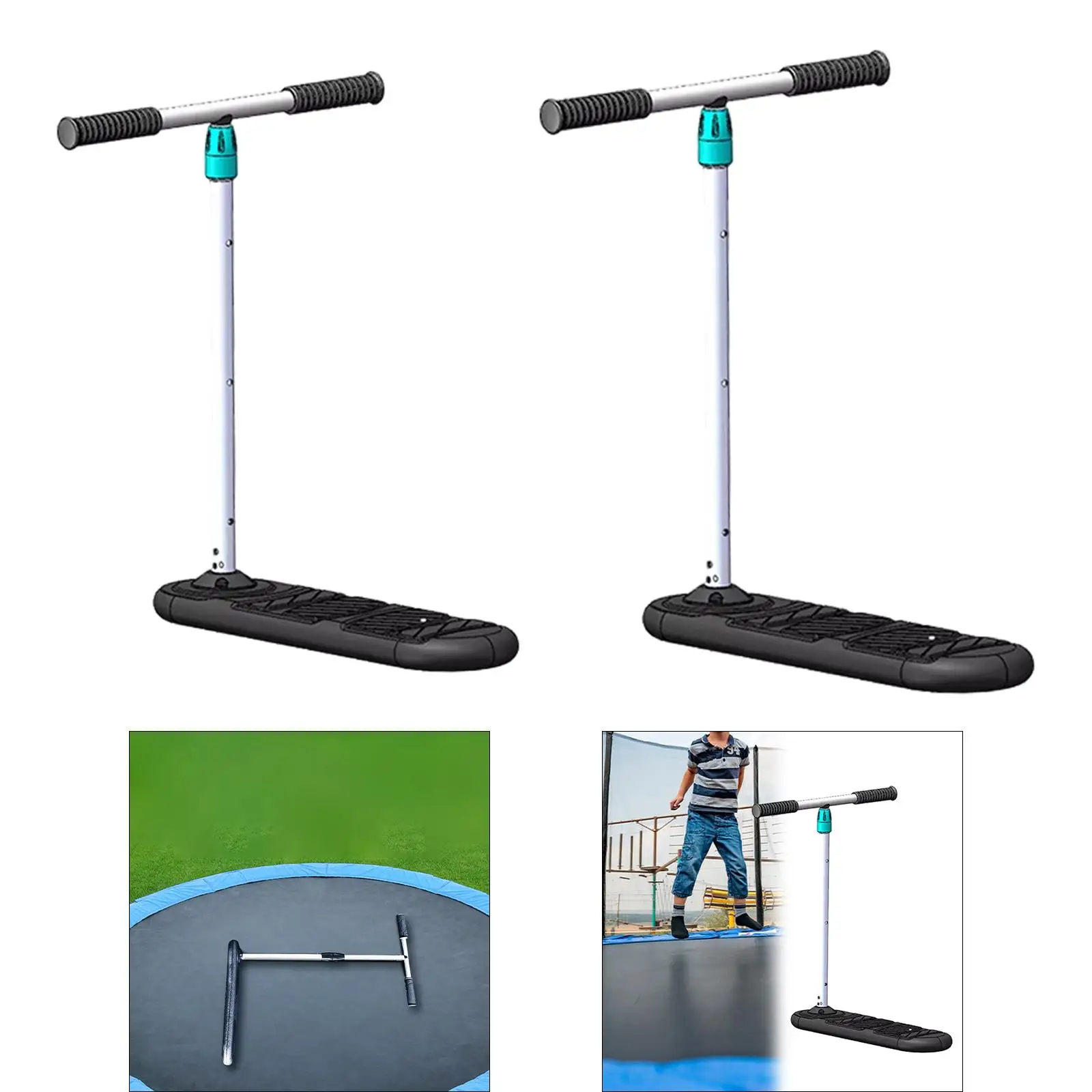 Trampoline Scooter for Kids Funny Gift Practical for Boys and Girls Trampoline Skateboard for Game Park Outdoor Birthday Playing