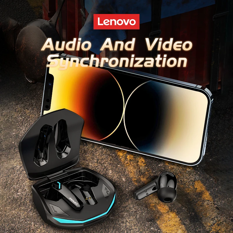 Choice Lenovo GM2 Pro Dual Mode Gaming Headset Wireless Bluetooth V5.3 Earphone HD Voice Call Low Latency Headphones