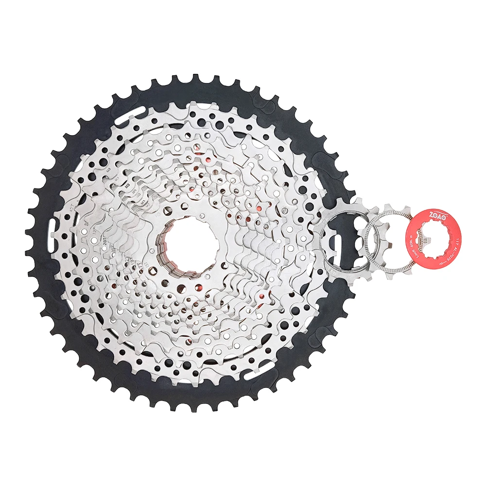 ZOAO MTB 13 speed 11-50T Cassette 13S Bicycle Freewheel Sprocket Durable Steel 588g Mountain Bike 50T 13v K7 for shimano HG