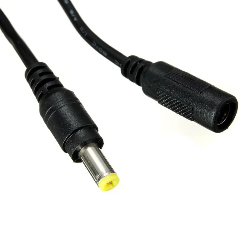 Superior-5 Pcs 5.5Mm X 2.1Mm DC Power Jack Male To Female Extension Cable Cord Lead Connectorcable Length:1.2 M