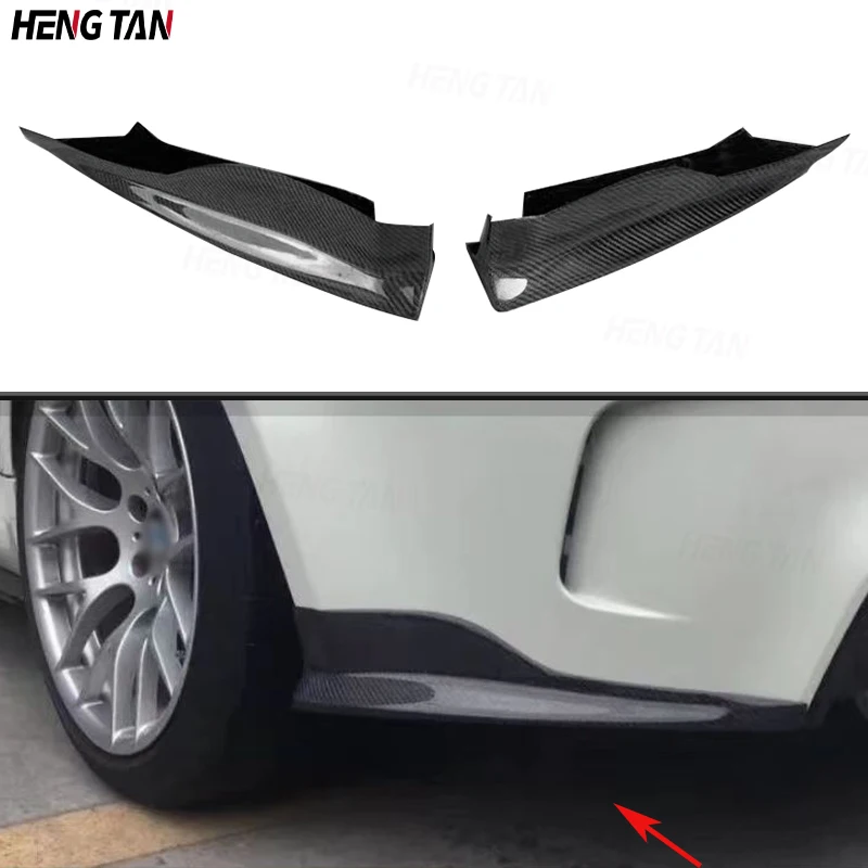 

Carbon Fiber For BMW 1 Series E82 1M Coupe 2 Door 2011-2013 Car Rear Bumper Splitters Lip Diffuser Canards Flaps Apron Body kit