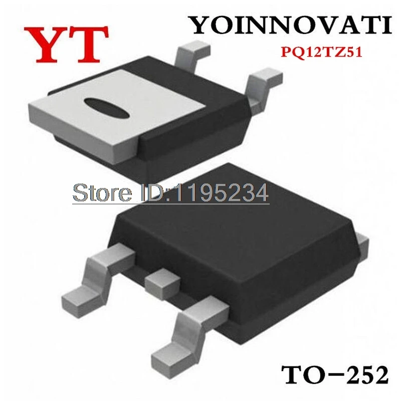 500pcs/lot PQ12TZ51 12TZ51 TO252 IC