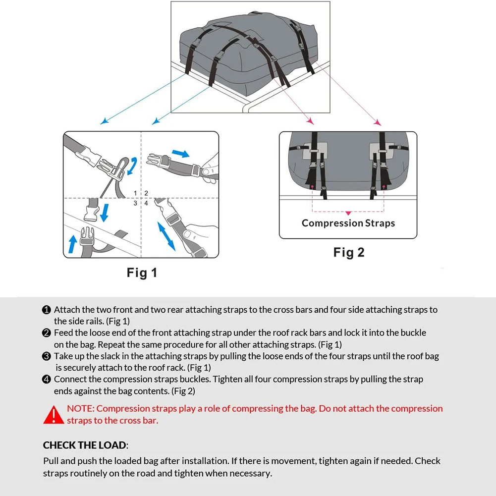 Cargo Bag Roof Package 109*86*43cm 1pc 600D Car Roof Waterproof Carrier Car Exterior Accessories Practical Durable