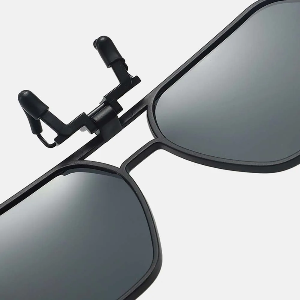 Blendfreie Sonnenbrillengläser Uv400 Nachtbrille Polarisierte Brille Clip-On-Gläser Anti-UV Clip-On-Sonnenbrille für Fahrer – Detail 7