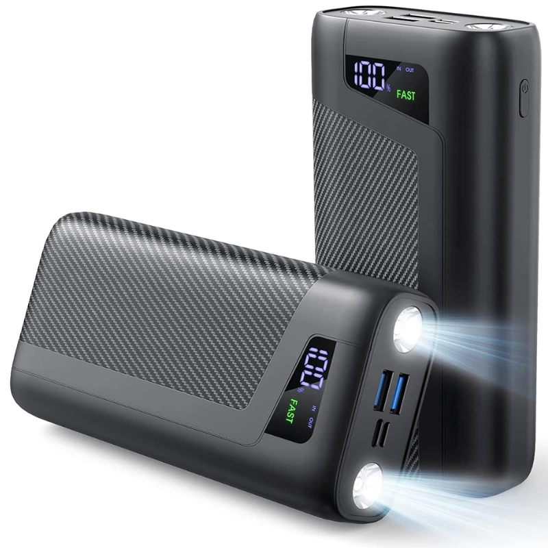 Para banco de potência Iso Android 27000 MAh com lanterna