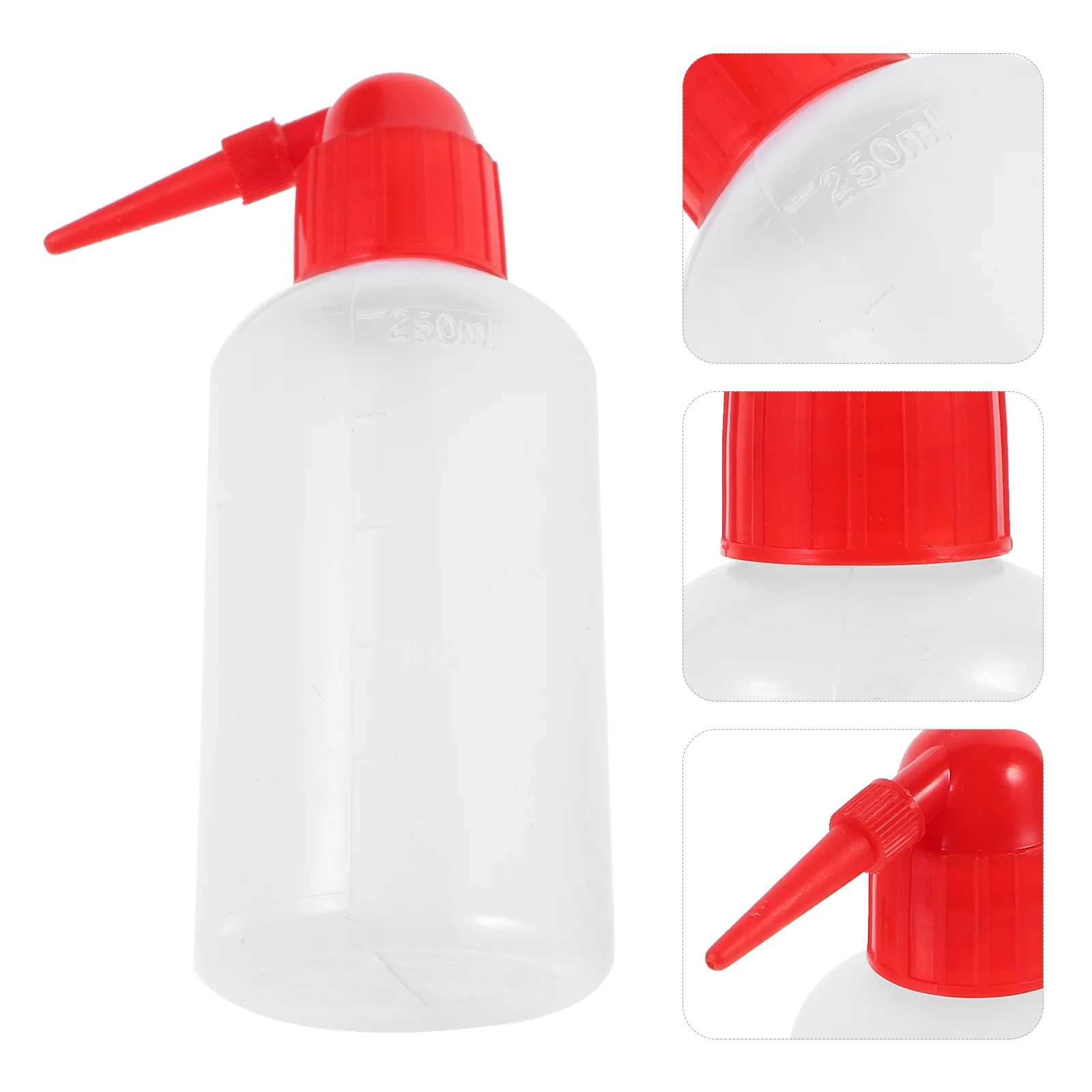 2 Pcs Rinse Jug Cleaning Bottle Tie Dye Bottles Precision Tip Pp Liquids Graduated Washing