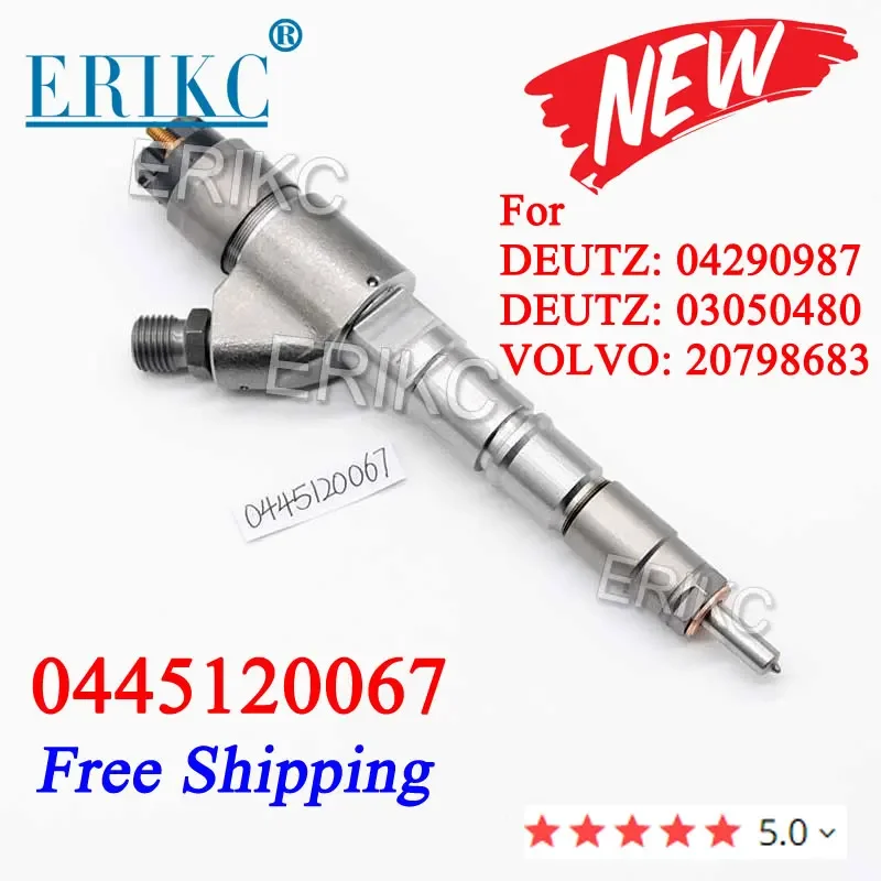 0445120067 0986435549 04290987 Common Rail Injector Nozzle Assy 0 445 120 067 for D6E Engine Volvo Ec2 20798683 03050480