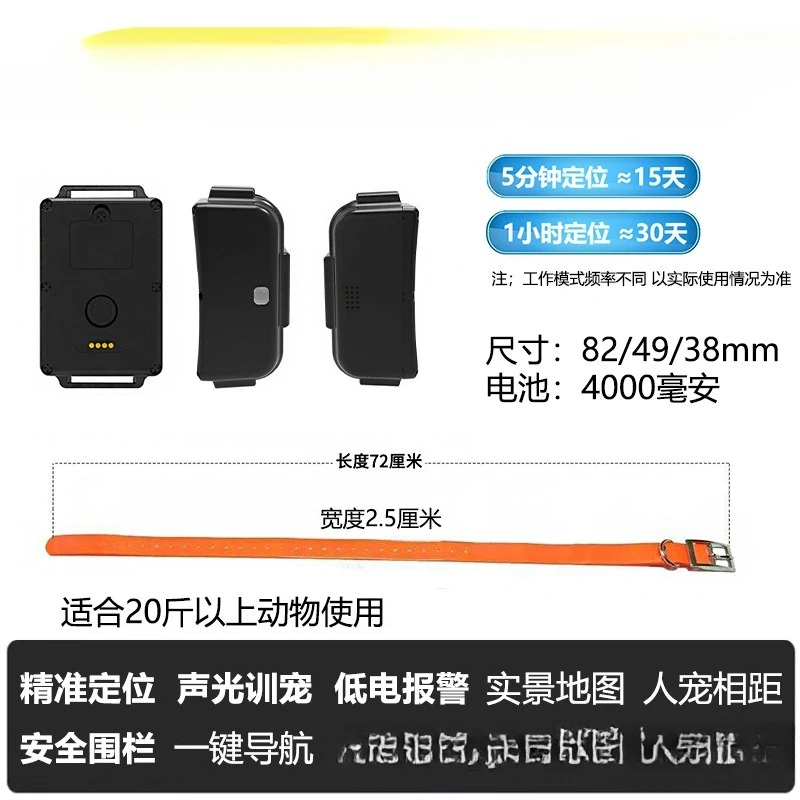 대형견 위치추적 및 분실방지 장치 해외 배치