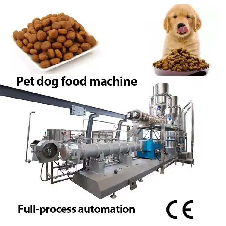 Flexible Capacity Configuration 1000-1200KG/H CE Certified Low Maintenance Cost Pet Dog Food Machine for Cost-Effective Use