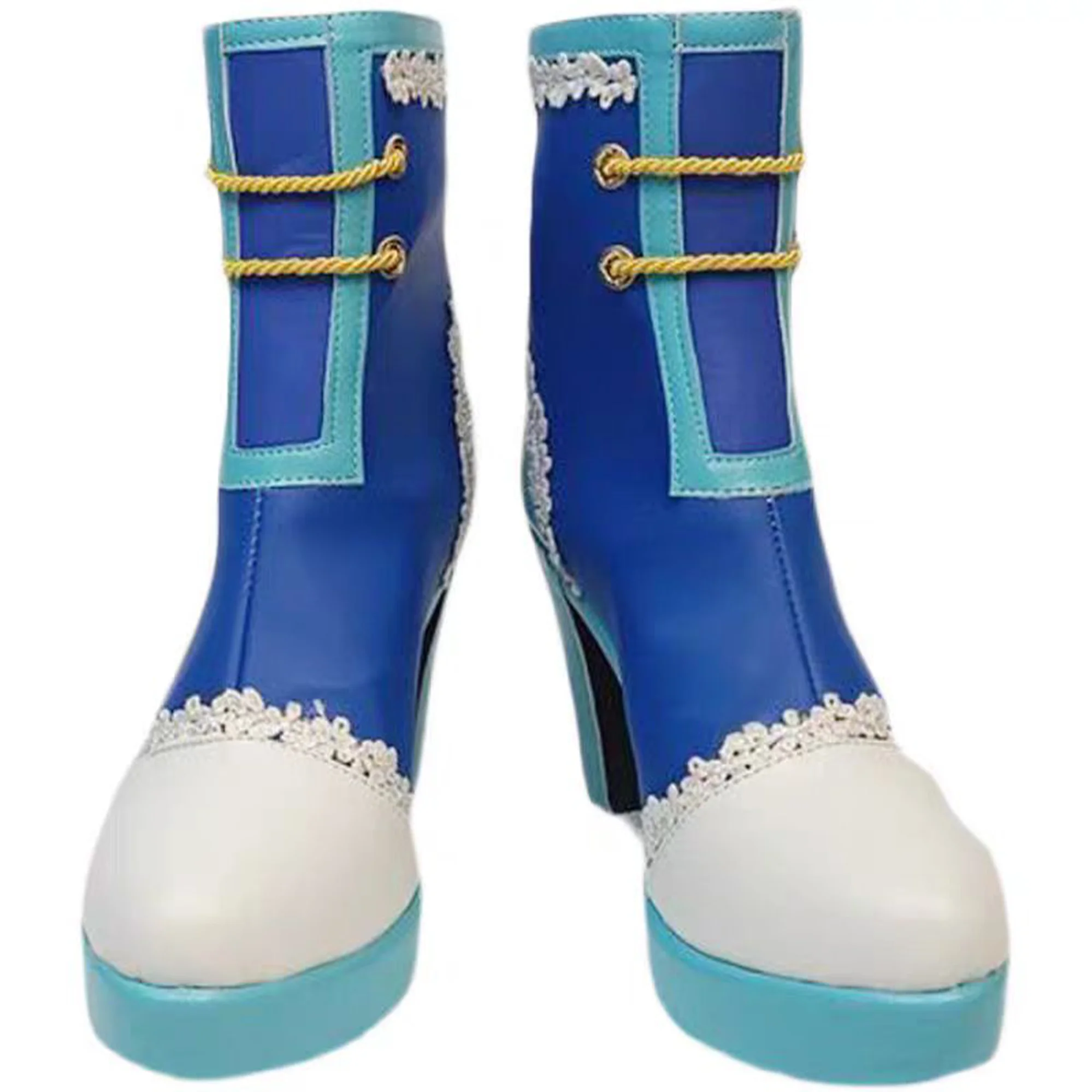 

Unisex Anime Aoi Kiriya Cosplay Costume Halloween Shoes Blue Boots
